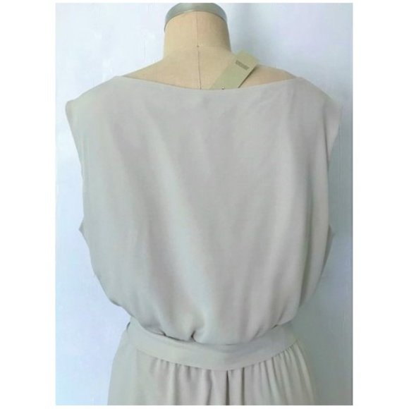 HOST PICK ❤️ LOFT TAUPE NEON YELLOW SEQUIN SLEEVELESSS DRESS DRESS XL PETITE NWT - Picture 9 of 12